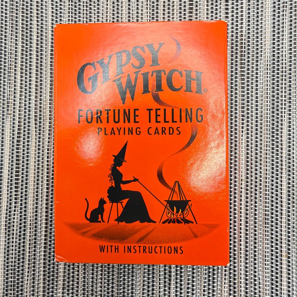 Gypsy Witch Fortune Telling Playing Cards Deck U.S. Games Systems Divination